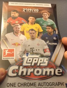 2019-20 Topps Chrome Bundesliga Soccer Cards - Hobby Box