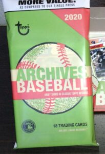 2020 Topps Archives Baseball - Value Pack