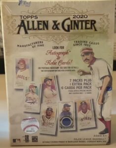 2020 Topps Allen & Ginter Baseball Cards - Blaster Box