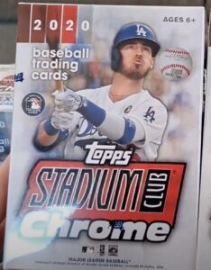 2020 Topps Stadium Club Chrome Baseball Cards - Blaster Box