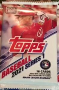 2021 Topps Series 1 Baseball Cards - Gravity Pack