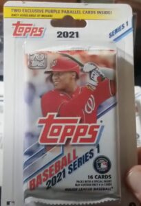 2021 Topps Series 1 Baseball Cards - Meijer Blister Pack