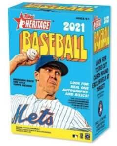 2021 Topps Heritage Baseball Cards - Blaster Box