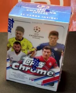 2020-21 Topps Chrome UEFA Champions League Soccer - Blaster Box