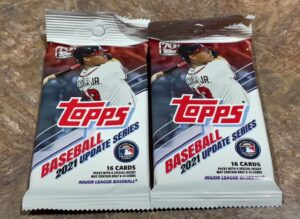 2021 Topps Update Series Baseball Cards - Hanger Pack