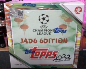 2021-22 Topps UEFA Champions League Jade Edition Soccer Cards - Hobby Box