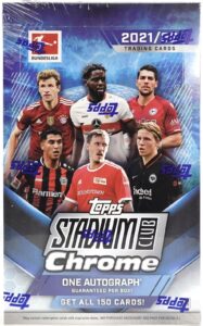 2021-22 Topps Stadium Club Chrome Bundesliga Soccer Cards - All Formats