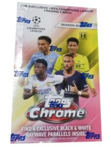 2021-22 Topps Chrome UEFA Champions League Soccer Cards - Hobby Box