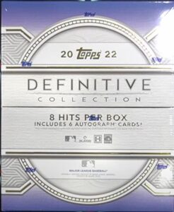 2022 Topps Definitive Collection Baseball Cards - Hobby Box