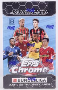 2021-22 Topps Chrome Bundesliga Soccer Cards - Hobby Box