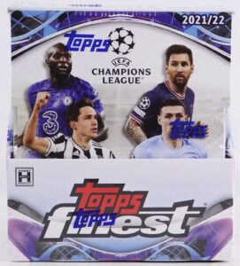 2021-22 Topps Finest UEFA Champions League Soccer Cards - Hobby Box