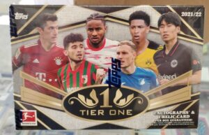 2021-22 Topps Tier One Bundesliga Soccer Cards - Hobby Box