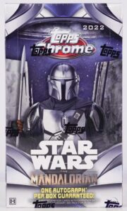 2022 Topps Chrome Star Wars The Mandalorian Beskar Edition - Hobby Box