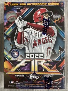 2022 Topps Fire Baseball Cards - Blaster Box