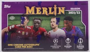 2021-22 Topps Merlin Chrome UEFA League Soccer Cards - Hobby Box