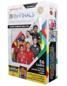 2022 Topps UEFA Road To Nations League Finals Match Attax 101 Cards - Metal Tins