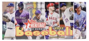 2022 Topps Heritage High Number Baseball Cards - Hobby Box