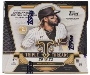 2022 Topps Triple Threads Baseball Cards - Hobby Box