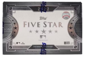 2022 Topps Five Star Baseball Cards - Hobby Box