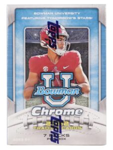2022 Bowman University Chrome Football Cards - Blaster Box