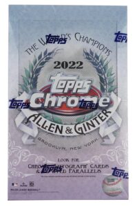 2022 Topps Allen & Ginter Chrome Baseball Cards - Hobby Box