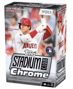 2022 Topps Stadium Club Chrome Baseball Cards - Blaster Box