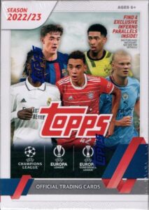 2022-23 Topps UEFA Club Competitions Soccer Cards - Blaster Box