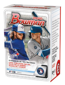 2020 Bowman Baseball Cards - Blaster Box