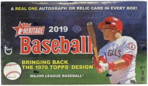 2019 Topps Heritage Baseball - Hobby Box