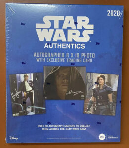 2020 Topps Star Wars Authentics Autographs 8×10 - Hobby Box