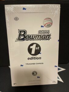 2021 Bowman 1st Edition Baseball Cards - Hobby Box