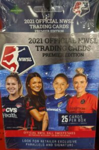 2021 Parkside NWSL Premier Edition Soccer Cards - Hanger Box