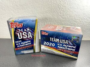 2021 2020 Topps US Olympics & Paralympics Team Hopefuls Trading Cards - Blaster Box