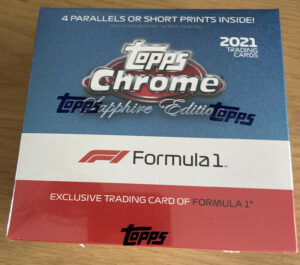 2021 Topps Chrome Sapphire Edition Formula 1 Racing Cards - Hobby Box