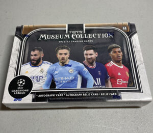 2021-22 Topps Museum Collection UEFA Champions League Soccer Cards - Hobby Box
