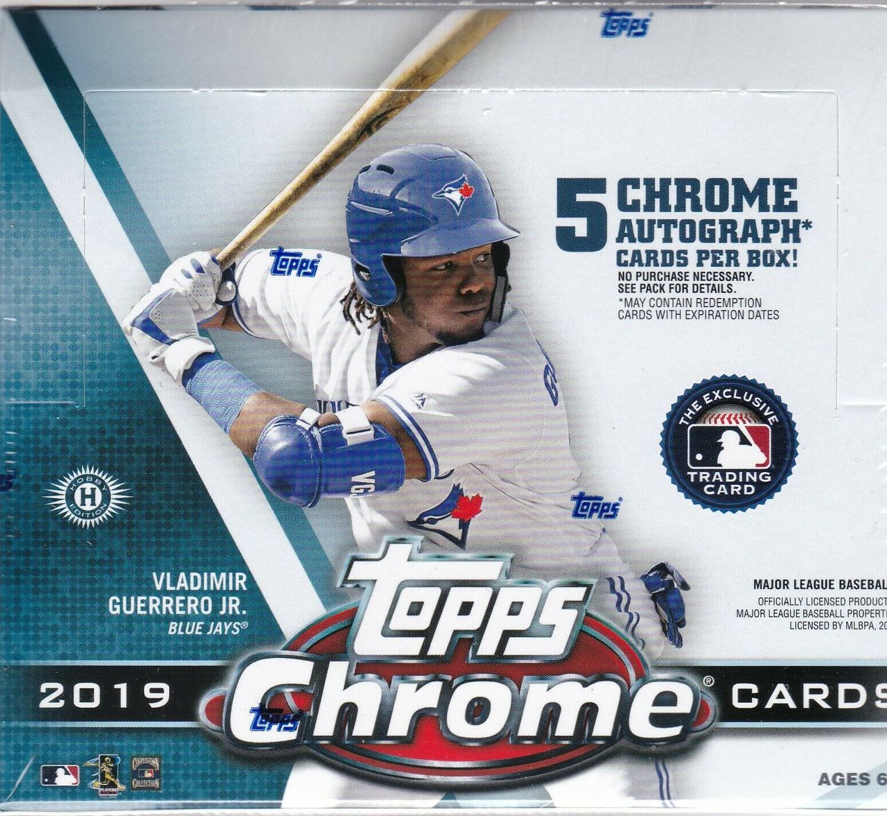 2019 Topps Chrome Baseball Hobby Jumbo Box No Purchase Necessary